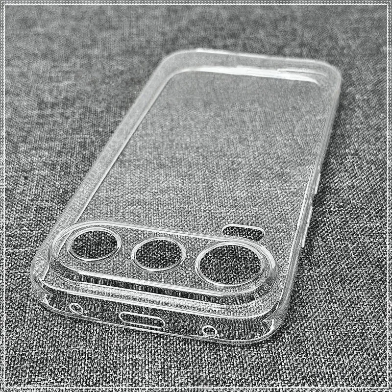 Premium Crystal Clear Rugged Shockproof Protective Phone Case, Transparent Cover