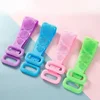 Silicone Body Scrubber Back Massage Exfoliating Sponge Bathroom Bath Brush Scrub Shower Brush Body Wash Scrub Removal Bath Spong 6