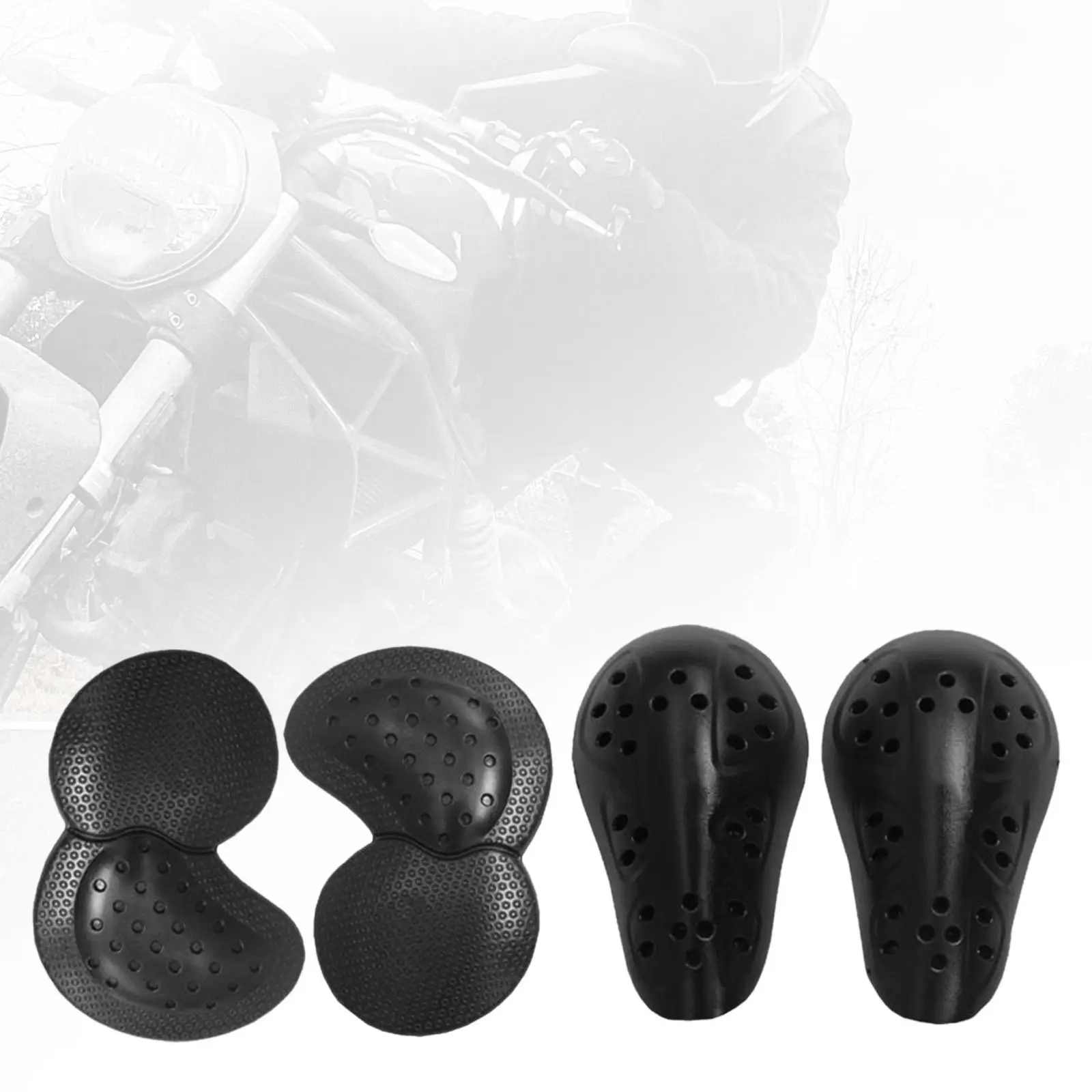 Motorcycle Jacket Insert Protectors Set Lightweight Removable Protective Inside Gear