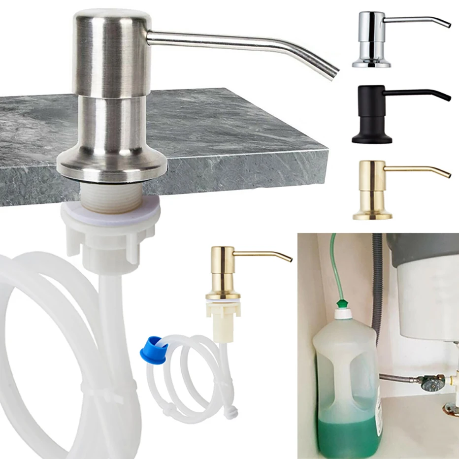 Soap Dispenser Kitchen Liquid Soap Dispenser Pumps Kitchen Bathroom Soap Dispenser Sink Bottle