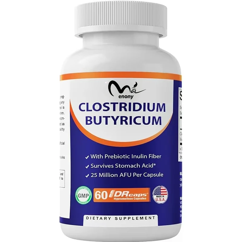 Vitamin Clostridium Butyl 25 Million-Gut Health -60 DR Capsules-Made from Probiotic Inulin Fiber