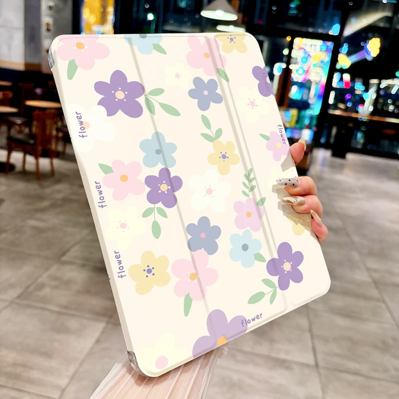 Purple Floral Tablet Case