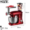 Sonifer Stand Mixer.reduction design, no displacement during,operation.Removable transparen bowl coverwith holes for adding ingr 6