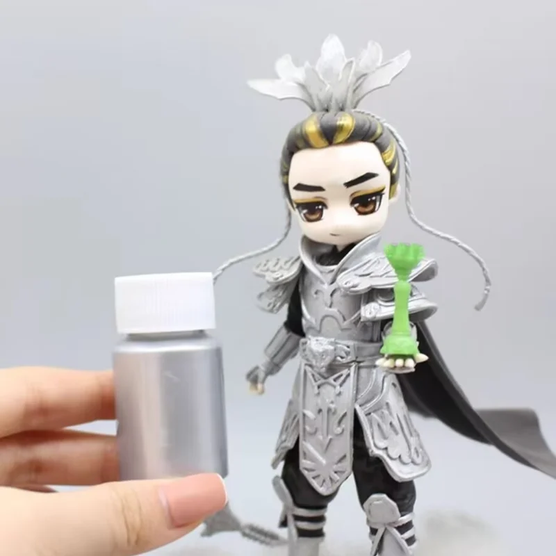 Metallic Pearlescent Acrylic Paint Hand-painted Waterproof DIY Plaster Doll Coloring Model Graffiti Craft Paint 20ml/bottle Acrylic Paint Set Acrylic Paint Acrylic Pigment