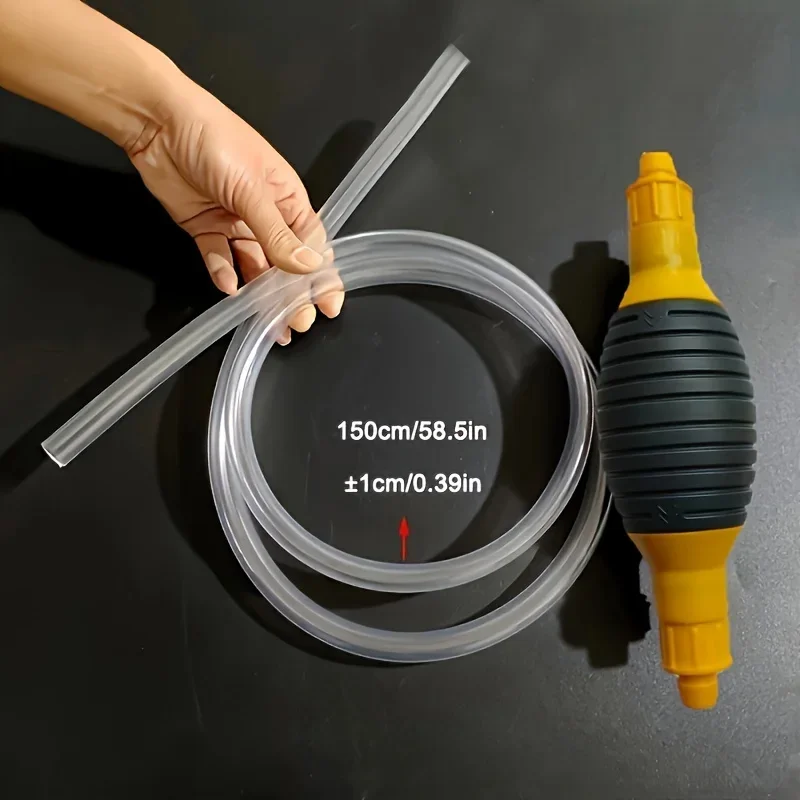 1pc Manual Gasoline Pump Universal Portable Manual Fuel Pump Transfer Hand Primer Gas Oil Self-Priming liquid transfer pump