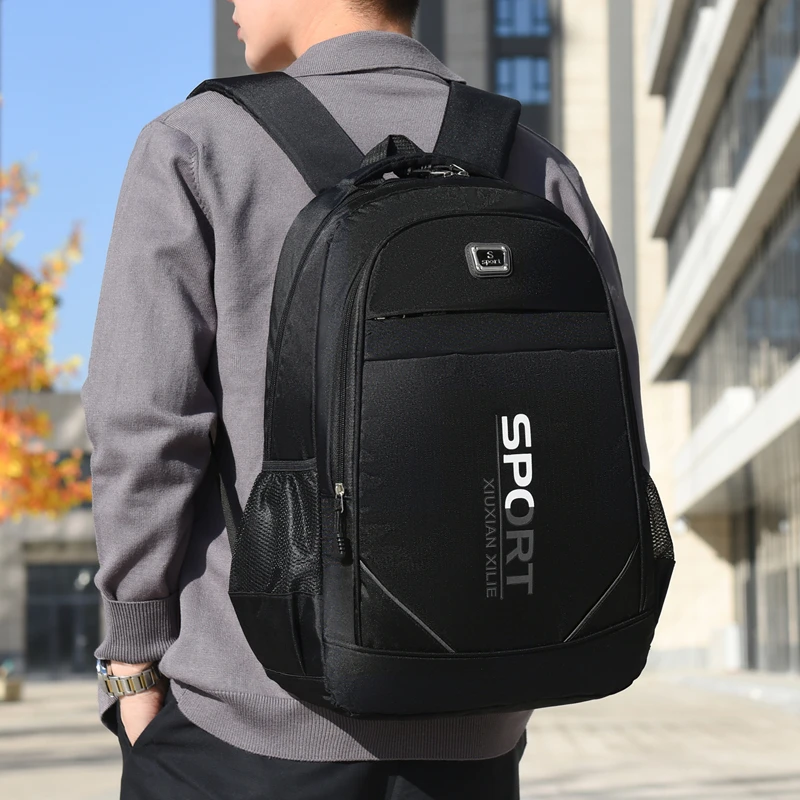 Large-capacity hiking backpack, suitable for outdoor travel and sports - adjustable padded shoulder straps