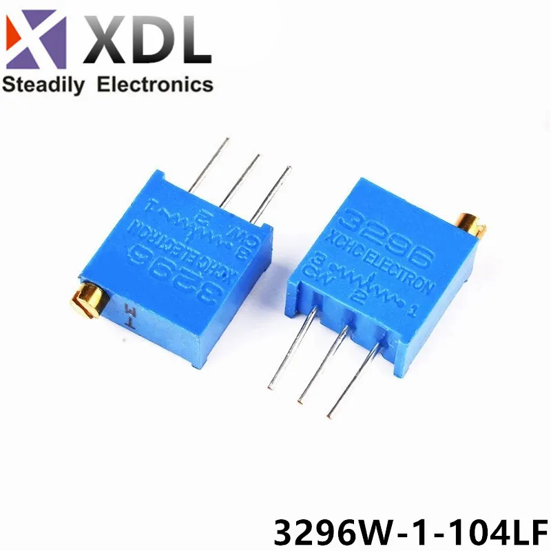 10pcs 3296W-1-104LF 3296W 100K ohm 104 3296W-1-104 3296W-104 W104 Trimpot Trimmer Potentiometer