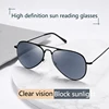 Shatar Double Light Reading Glasses Both Near And Far For Men Women Sunglasses Anti Blue Light And UV Protection Can Walk With Y 2