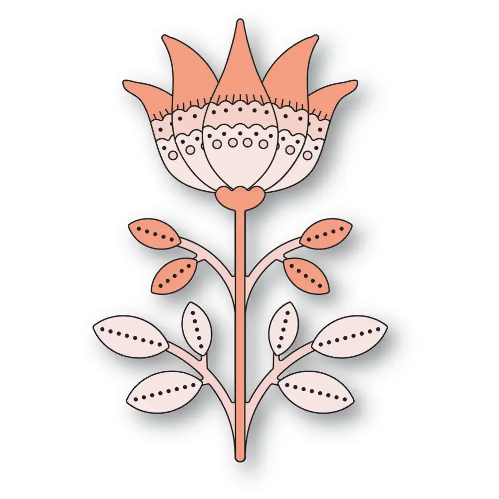 

Nordic Crown Flower Cutting Dies for DIY Scrapbooking Crafts Maker Photo Album Template Handmade Decoration