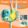 Children Bathroom Electric Double-nozzle Bath Toys Water Game Snail Shower Cartoon Baby Shower Spray Water Toddler Toys 4