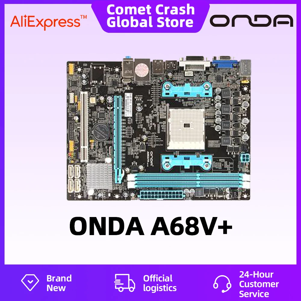 ONDA-A68V-Motherboard-AMD-A68H-16GB-DDR3-2133MHz-Socket-FM2-FM2 ...