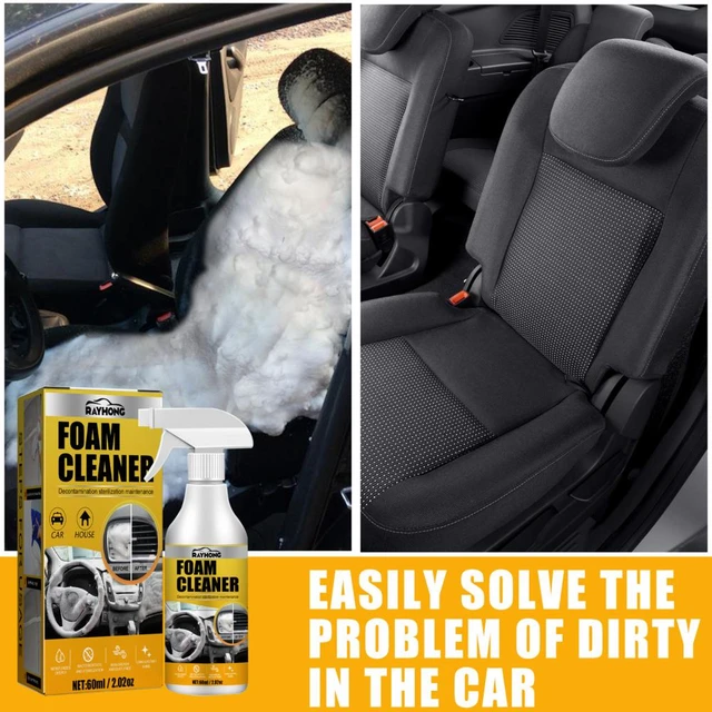 Car Interior Cleaning Agent Multipurpose Car Stain Remover Powerful Stain  Removing Foam Auto Roof Dash Cleaning Car Supplies - AliExpress