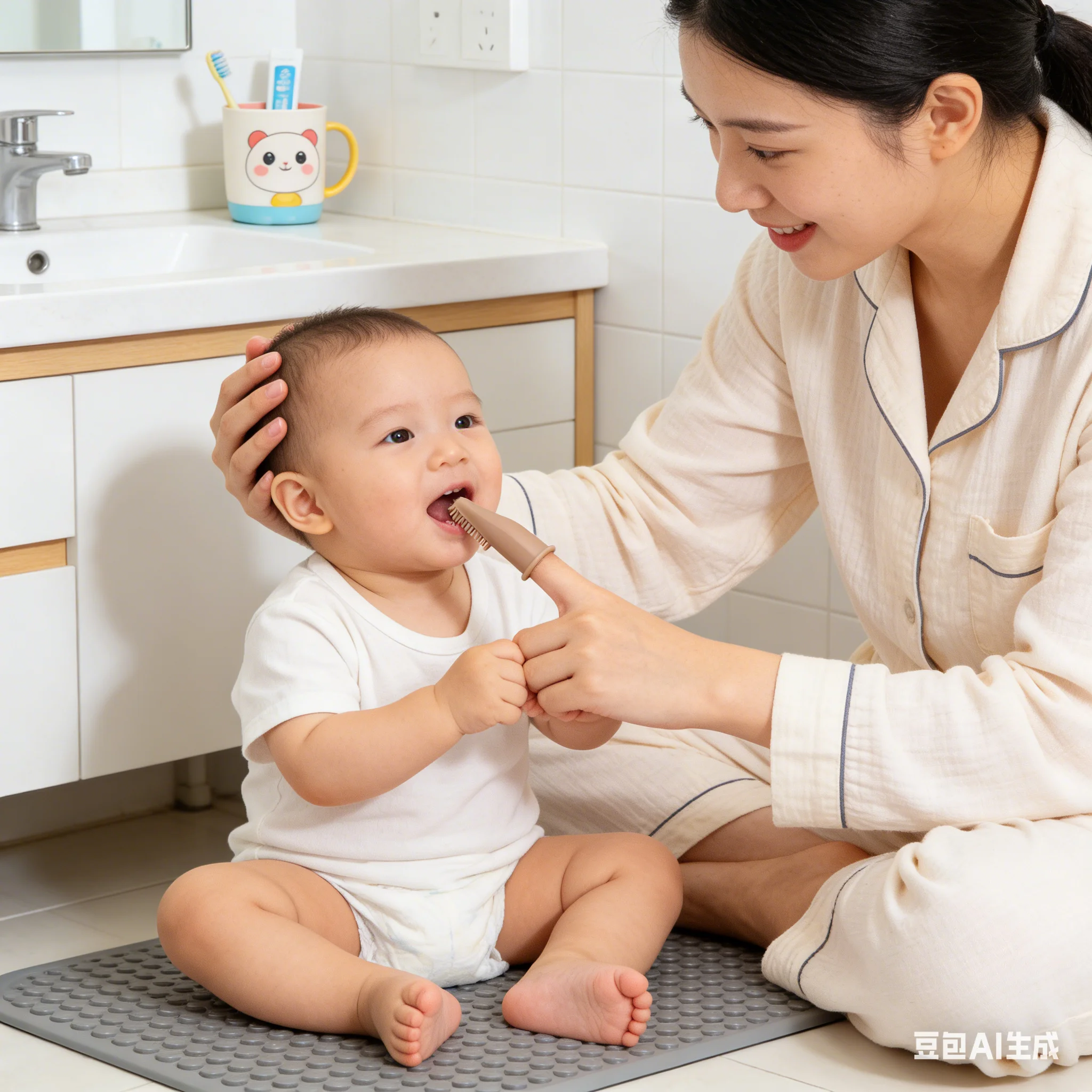 Baby Oral Care Finger Toothbrush Soft Silicone Teething Toy Gum Cleaning Brush Infant Dental Health Supplies Newborn And Toddler - 3