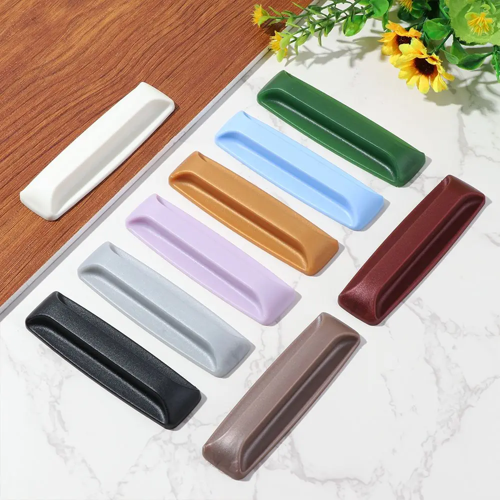 Furniture Handles Multi-purpose Cabinet Pulls Auxiliary Window Door Wardrobe Pulls Furniture Decor Self-adhesive Handles Rectangular 2Pcs