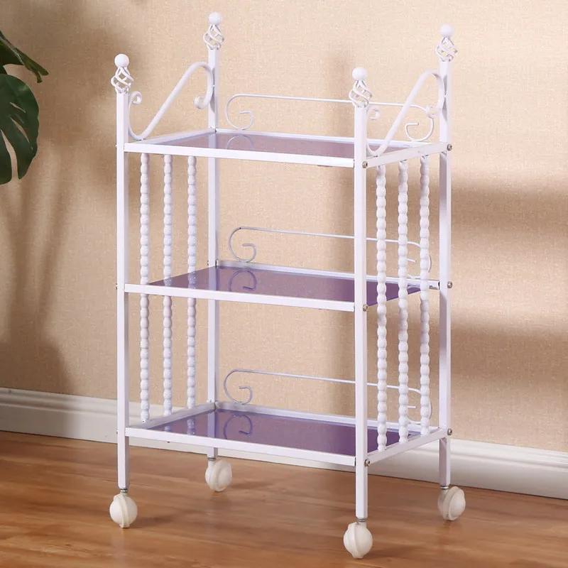 

Makeup Barber Nail Salon Trolley Hairdresser Storage Salon Trolley Modern Tattoo Carrello Attrezzi Commercial Furniture RR50ST