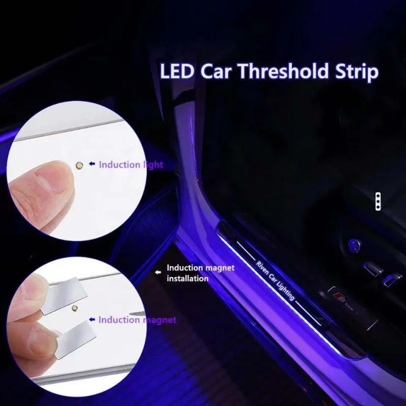 자동차 아크릴 USB 전원 이동 LED 환영 페달, HAVAL H2S H5 H6 H7 H9 M6 F5 F7 용, 자동차 스커프 플레이트 페달, 도어 씰 통로 조명