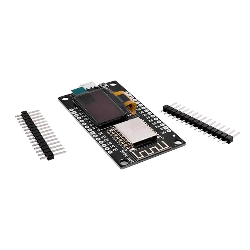 ESP8266 개발 보드, 0.96 인치 OLED 디스플레이, CH340 드라이버 모듈, 아두이노 IDE, 마이크로파이썬 프로그래밍 E3I4