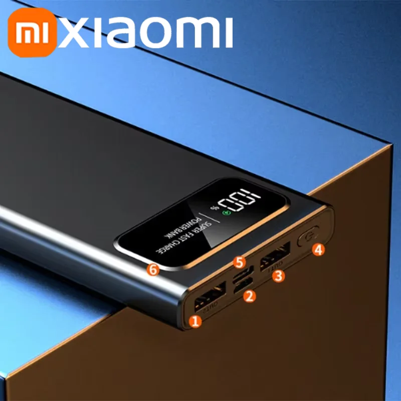 Xiaomi 120W Power Bank Super Fast Charging Phone Battery High Capacity Digital Display Power Bank For iPhone Samsung Huawei portable battery charger