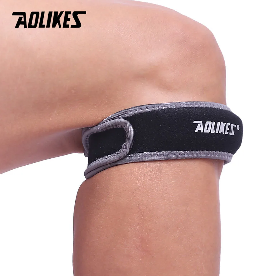 Adjustable Knee Patella Cushioning Neoprene Band Knee Support Sports Running Brace Pads 1PCS knee pad knee support knee support sleeve knee brace knee wraps patellar band knee patch