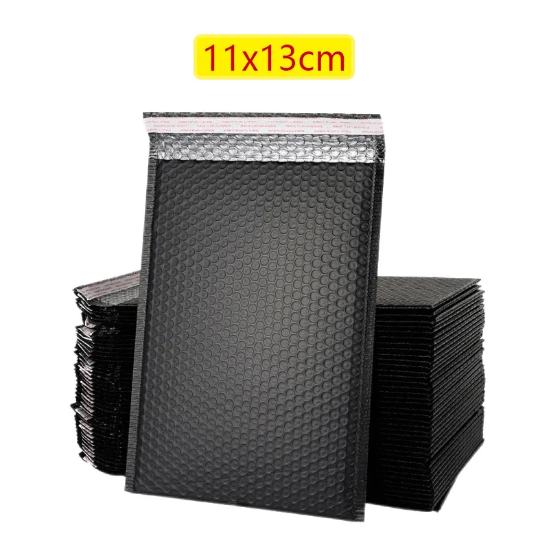50PCS/Lot Black Foam Envelope Bags Self Seal Bubble Mailers Padded Envelopes Gift Bubble Mailing Bag Shipping Packages Bag