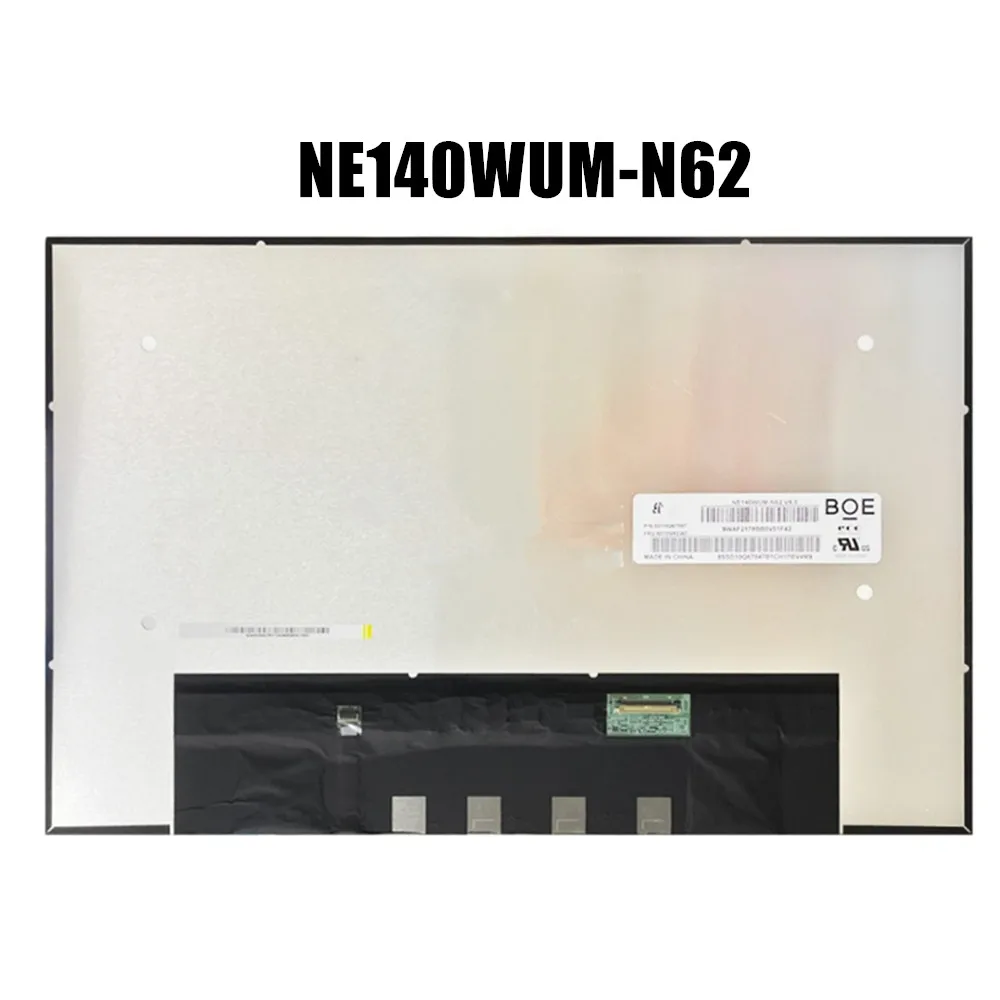 WUXGA 노트북 LCD EDP 30 핀, 무료 배송, 14.0 인치 14.0 인치, 1920x1200 100% SRFB 400NITS NE140WUM-N62 FIT B140UAN02.1 LP140WU1 SP