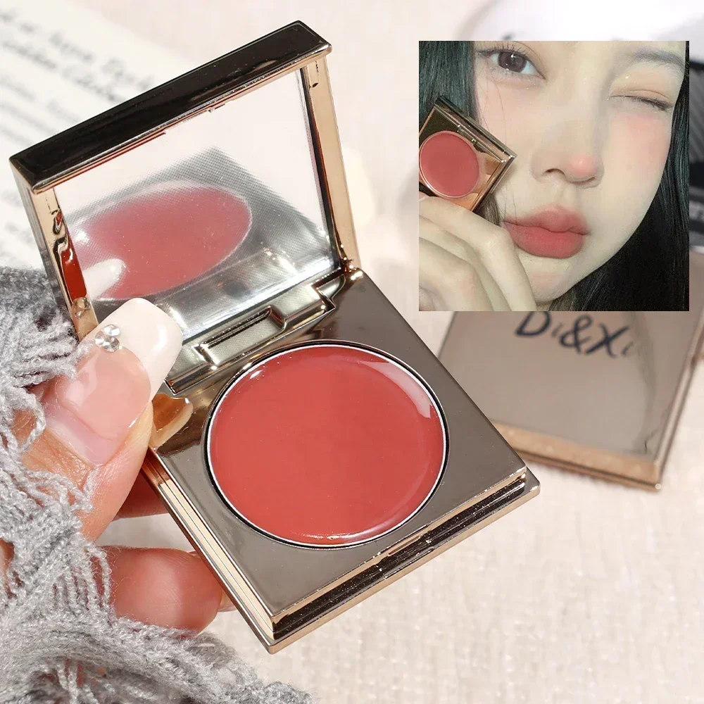 Moisturizing Blush Lip Cheek Balm Waterproof Multi-purpose Lip Mud Cream Lasting Brightening Matte Face Blusher Makeup Cosmetics