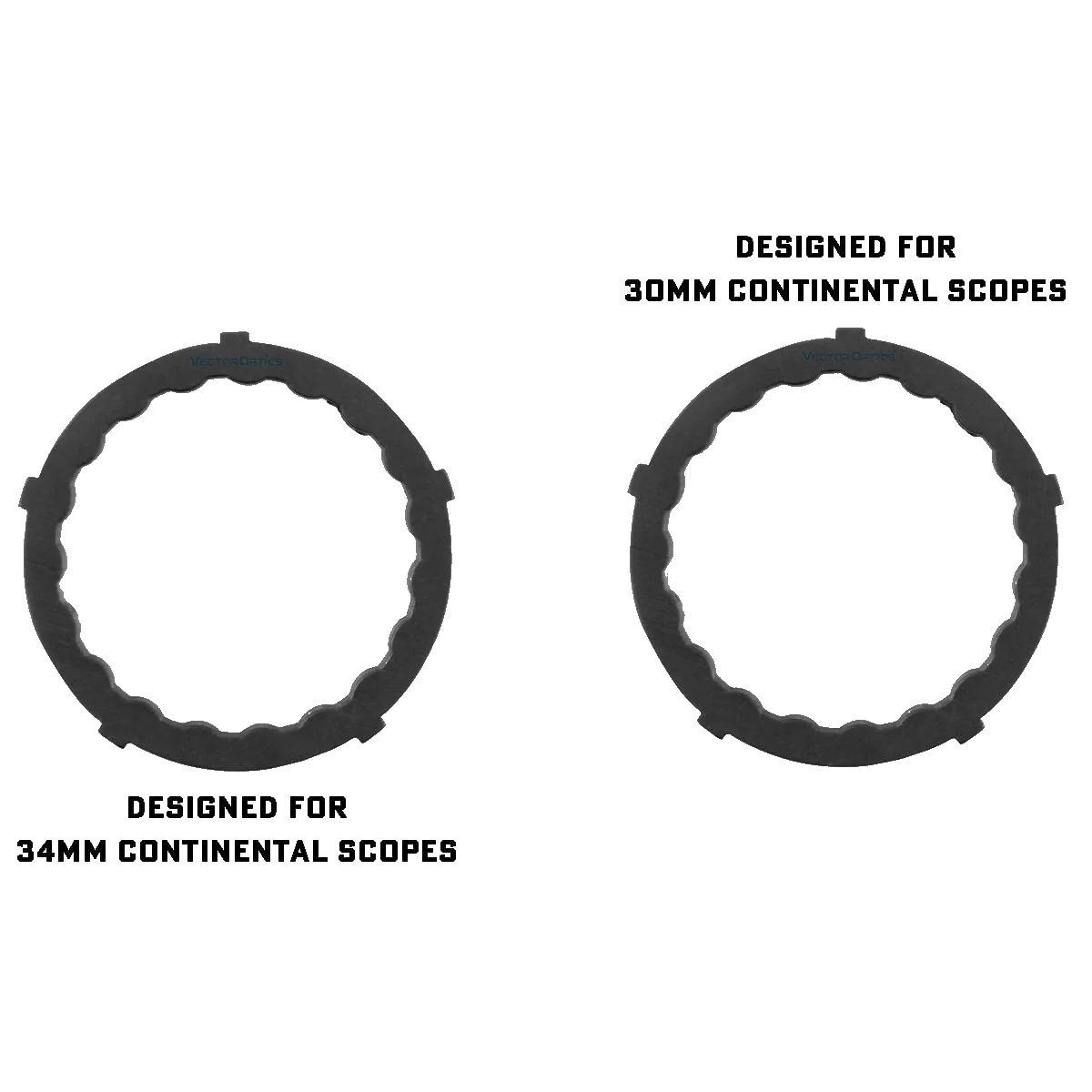 Ottica vettoriale Scope Universal Big Side Wheel Scopes parallasse regolare ruote laterali 3 tipi ruota laterale in lega di alluminio tra cui scegliere