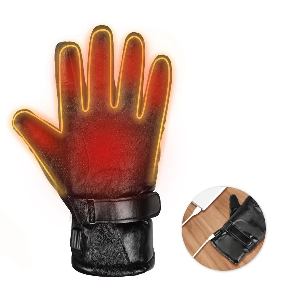 Electric Heated Skiing Gloves Outdoor Camping Hand Warmer Gloves