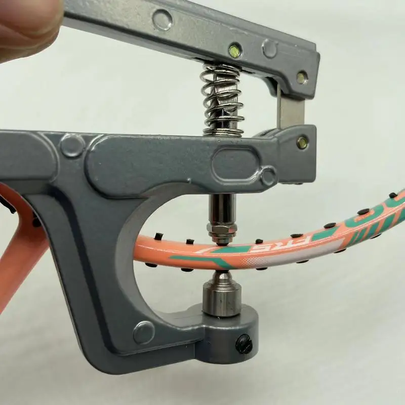 Badminton Stringing Clamp Handheld Portable Grommet Eyelet Plier Crimping Badminton Racket Cold Press repair