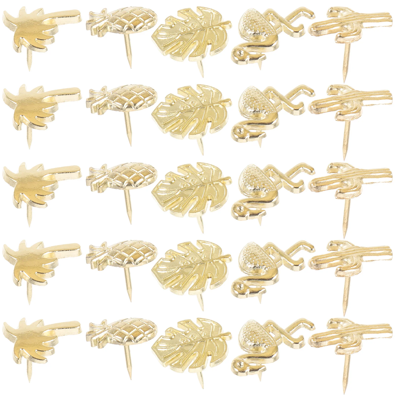 

30 Pcs Creative Office Supplies Office+supplies Desk Accessories Replaceable Push Pin Metal Pushpins Thumbtacks