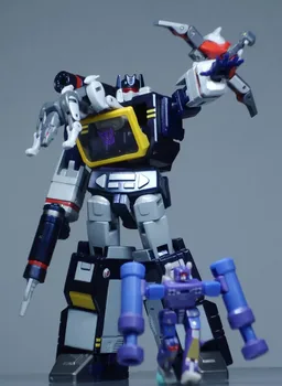 【In Stock】Soundwave Cassette Robot SD01 KO Small-Scale Action Figure Collectible Toys Gift for Boys Kids