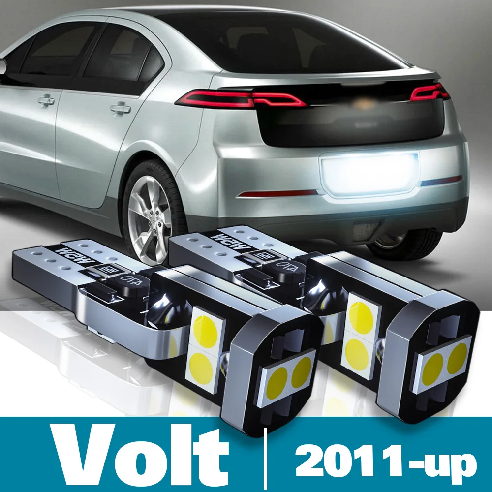 2pcs Led License Plate Light For Chevrolet Volt Accessories 2011 2012
