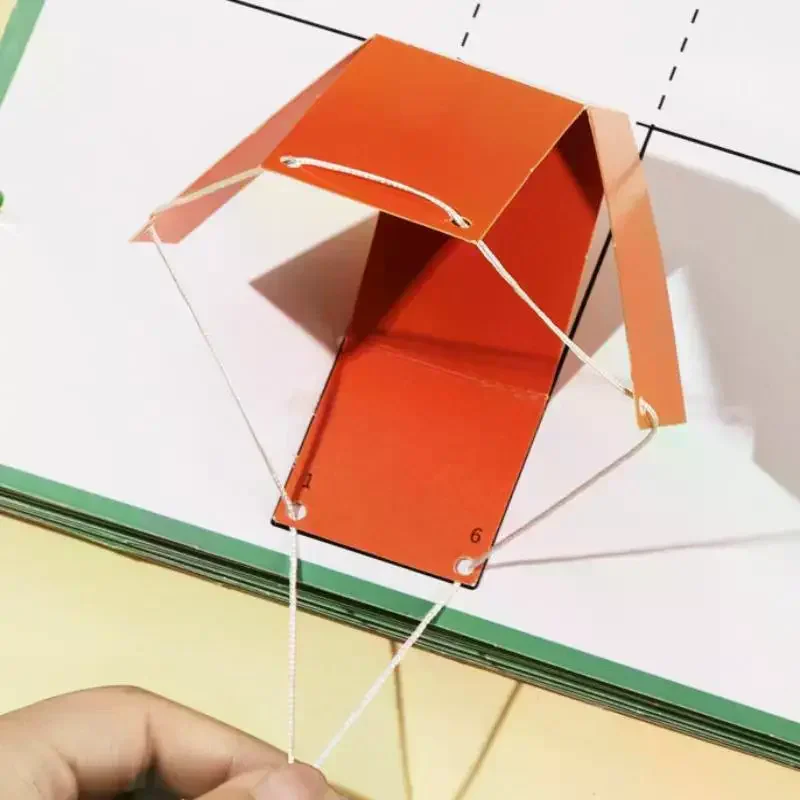 1 Set Spatial Thinking Training DIY Math Learning Book 3D Geometry Quiet Book For Kids Montessori Educational Tracing Workbook - 4