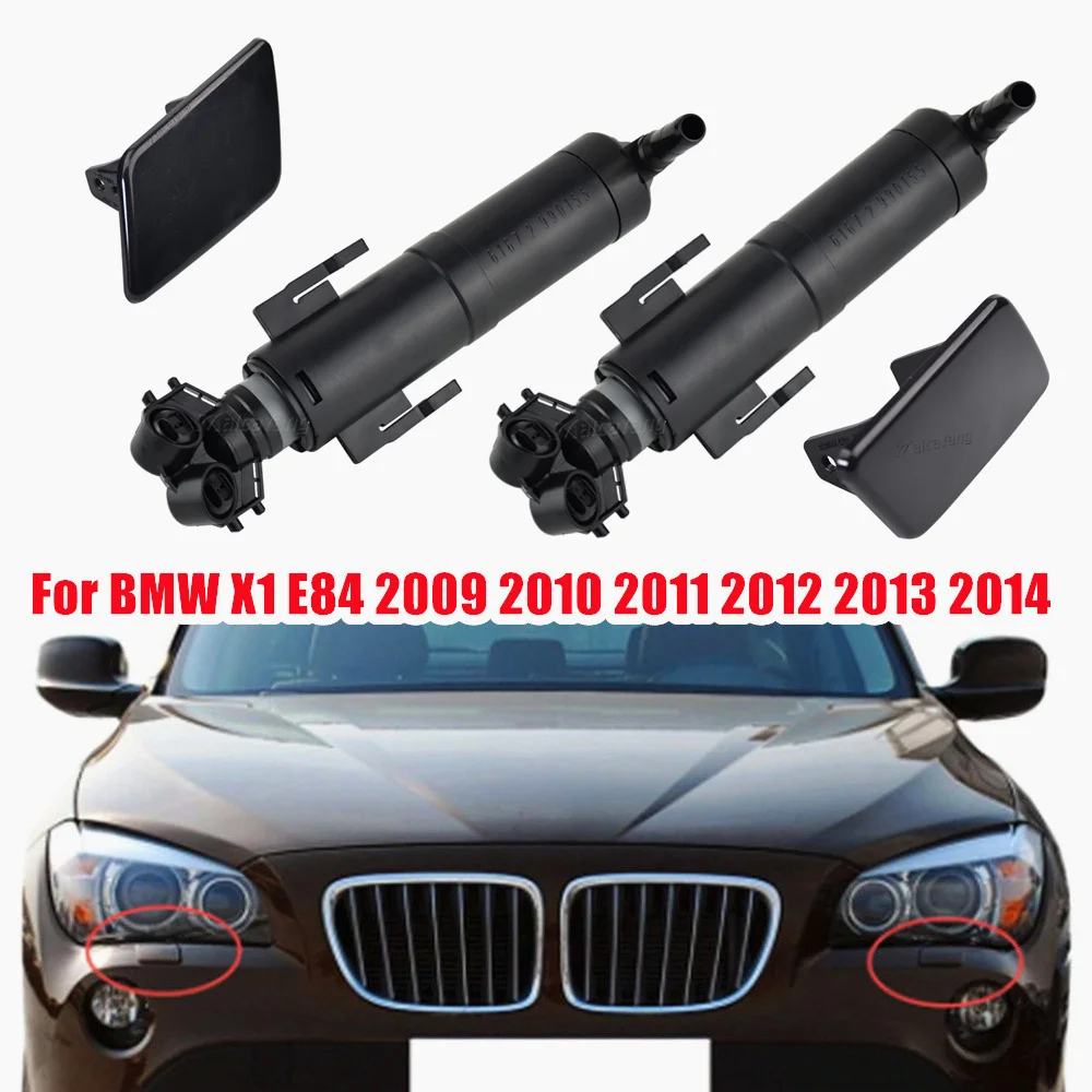 51112993585 51112993586 Front Bumper Headlight Washer Spray Nozzle Jet Cover Cap For BMW X1 E84 2009 2010-2014 61672990155
