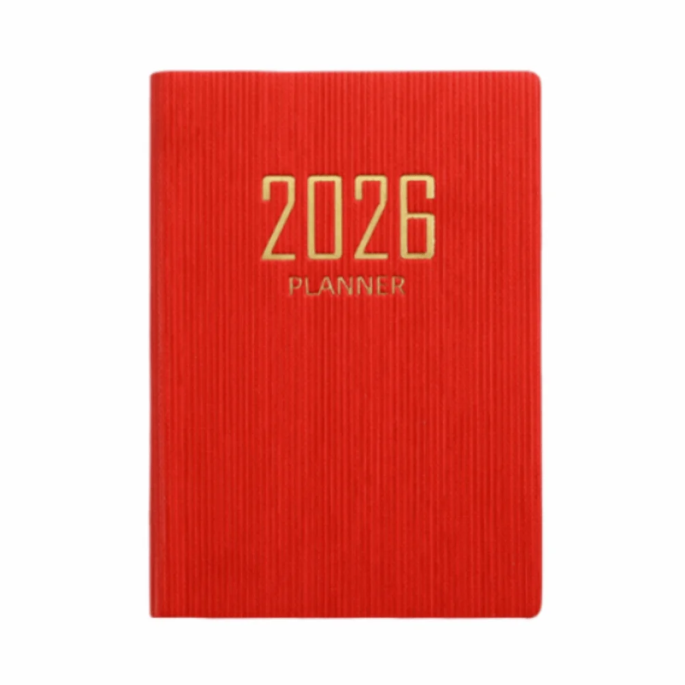 Portable A7 Weekly Planner - 2026 Edition, 128 Pages, Thin Design, English Version, Pocket Diary