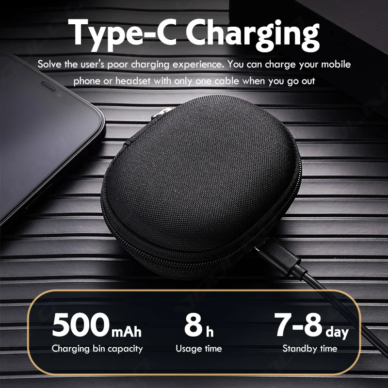 Fone de Ouvido Ganchos da Orelha Esportes sem Fio Estéreo à Prova Bluetooth Display Tws Fones 9d Dearbuds Água J92 5.0 Led - Image 3