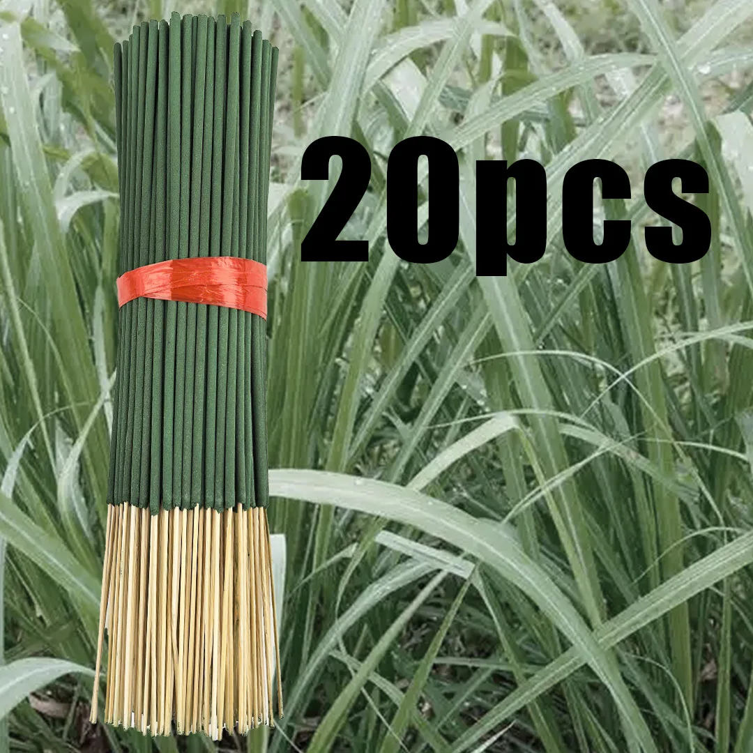 20/56/101/400 Natural Citronella Incense Sticks - Long-Lasting Lemongrass Fragrance, Bamboo Wood and Bamboo Chips with Citronella Oil, Suitable for Outdoor Camping, Hiking, Gardens, Courtyards - Essential for Holidays (Halloween, Christmas, Thanksgiving), Garden Fragrance, Yard Aromatherapy, Aromatic Relaxation Sticks, Exclusive for Garden Lovers