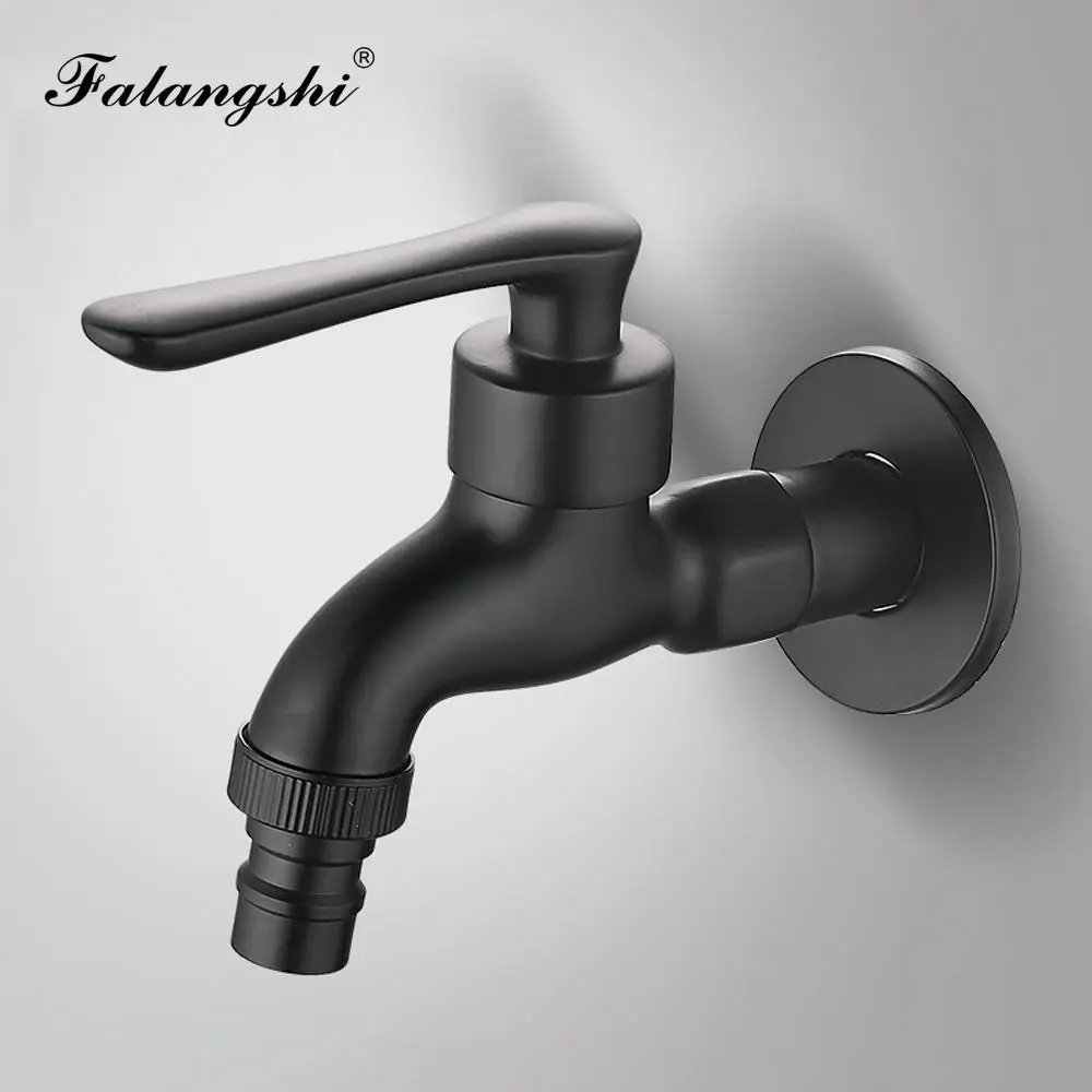 Brass Bibcock Faucet Outdoor Garden Taps For Washing Machine Laundry Cleaning Toilet Mop