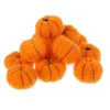 15 Pcs Wool Felt Pumpkin Pumpkins Gold Tinsel Garland Pendent Outdoor Christmas Hanging Ornament Autumnal Decoration 1