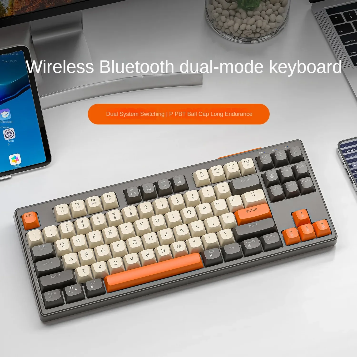 Free Wolf M87 Wireless Bluetooth Dual Mode Mechanical Touch