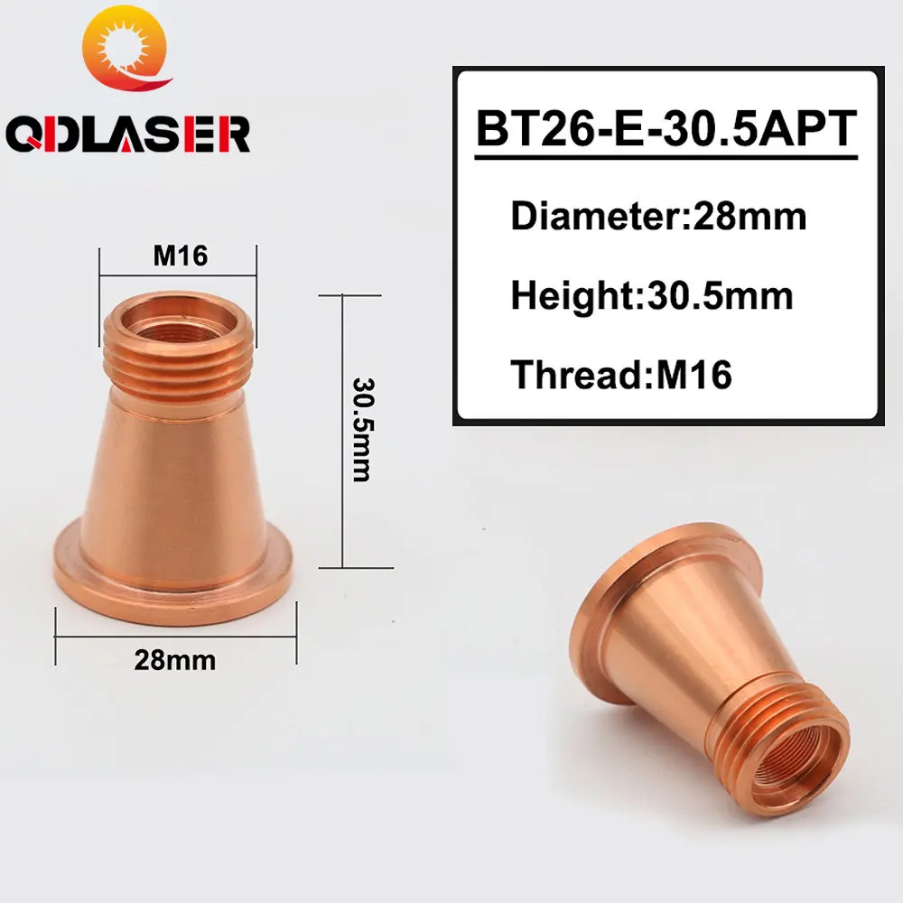 

Базовая ниппель лазерного волокна QDLASER D52 H9.5 аксессуары для лазерной резки