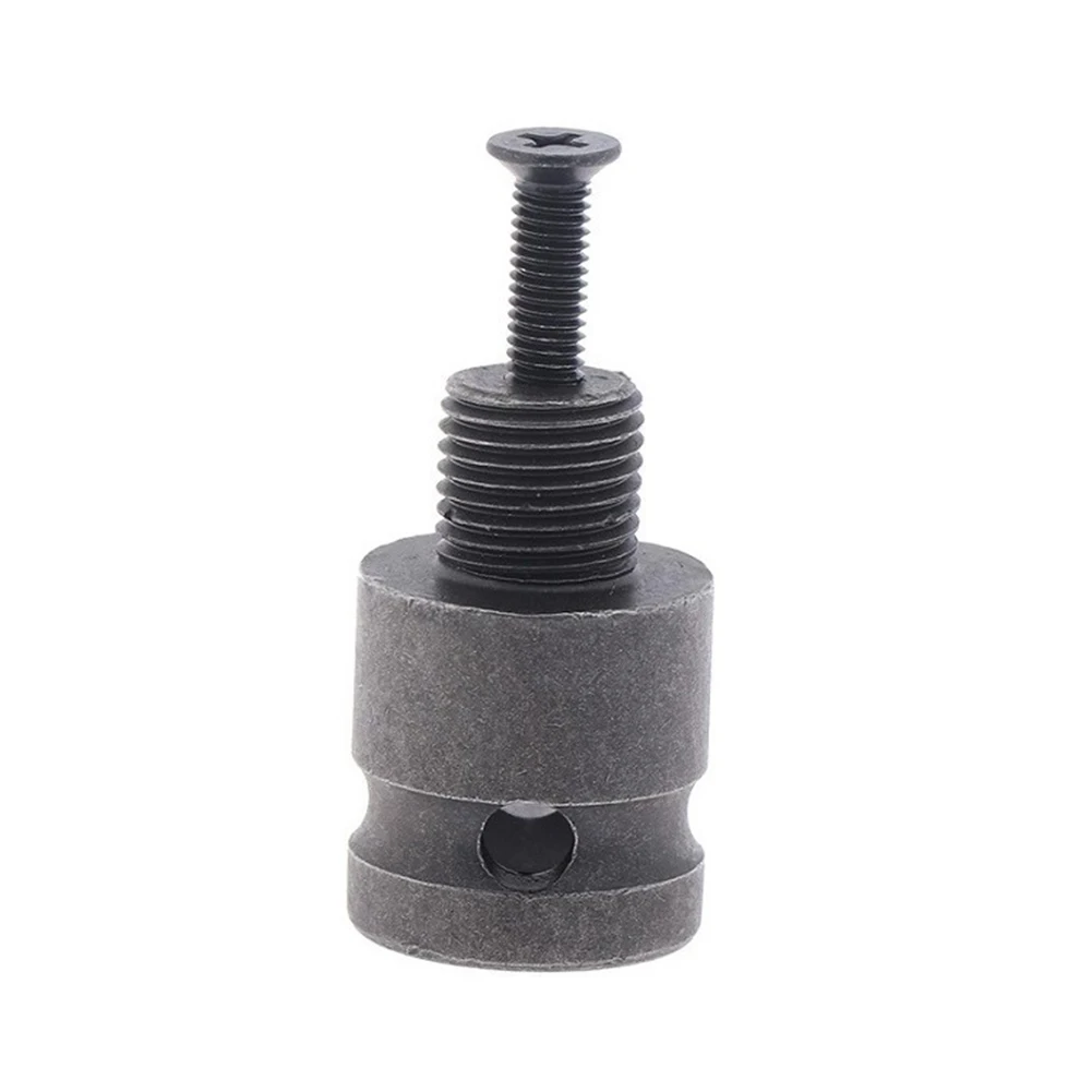 1pc Drill Chuck Adaptor With Screw 1/2-20UNF For Impact Wrench Conversion Alloy Steel High Strength Power Tool Accessory