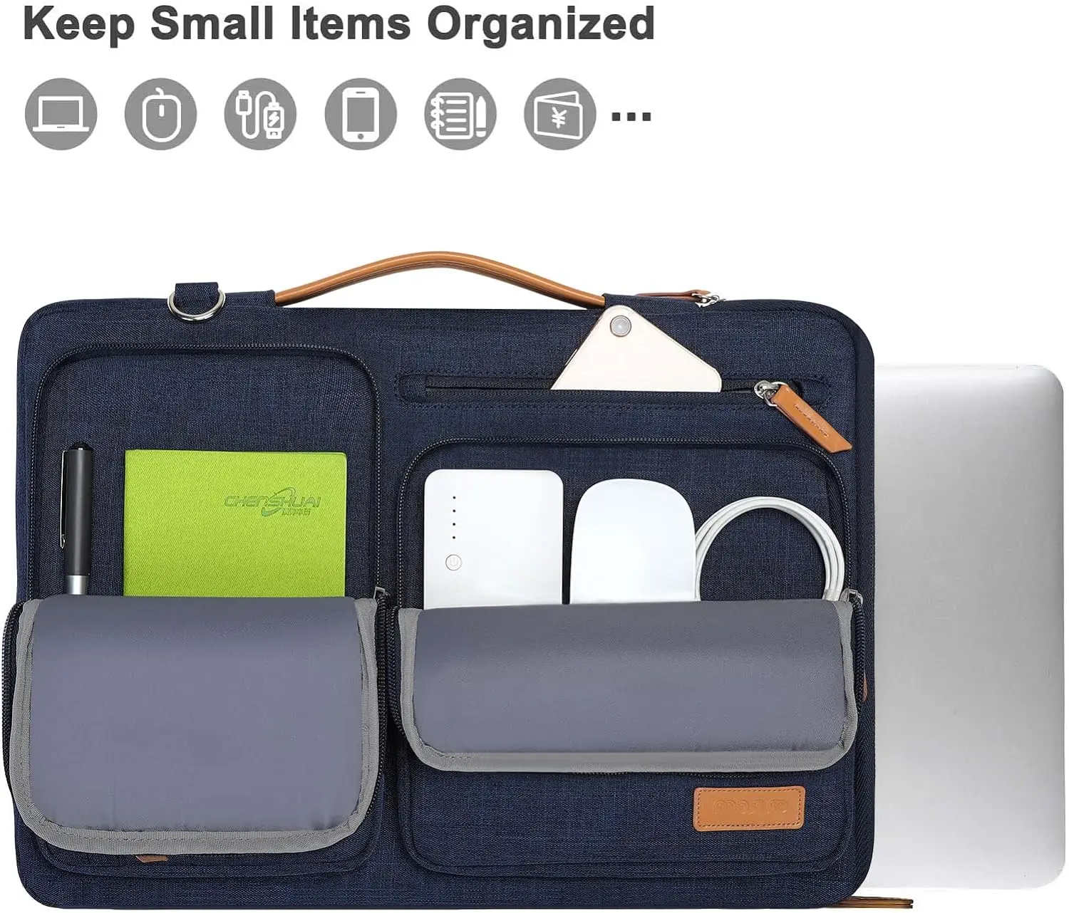 Bolsa do Portátil 13 14 15 16 173 Polegadas para Macbook Air Pro m1 m2 m3 hp Dell Asus - Imagem 2