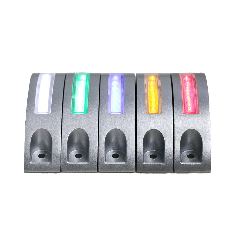 Half Moon Waterproof LED Solar Powered Road Stud Light for Decks, Docks, Boats, Driveways,Stairways, Pavements