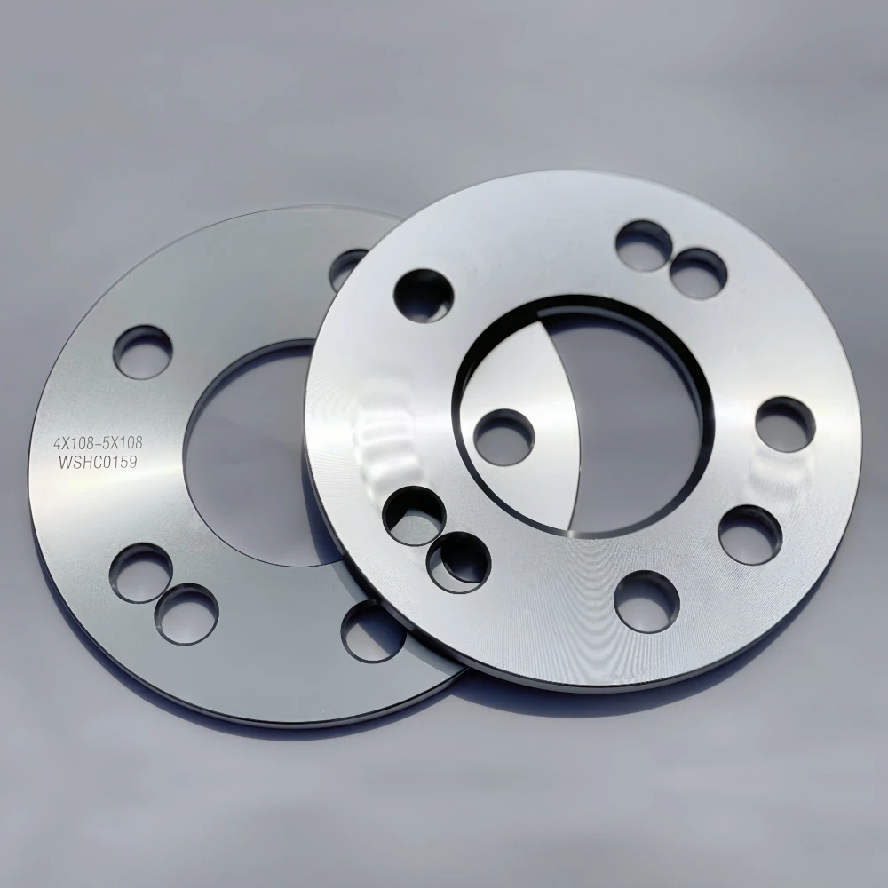 2pcs Wheel Spacers Adapters PCD 4x108/5x108 Hub Bore 65.1mm Thick 3/5/6/7/8/9/10/12/15/20mm