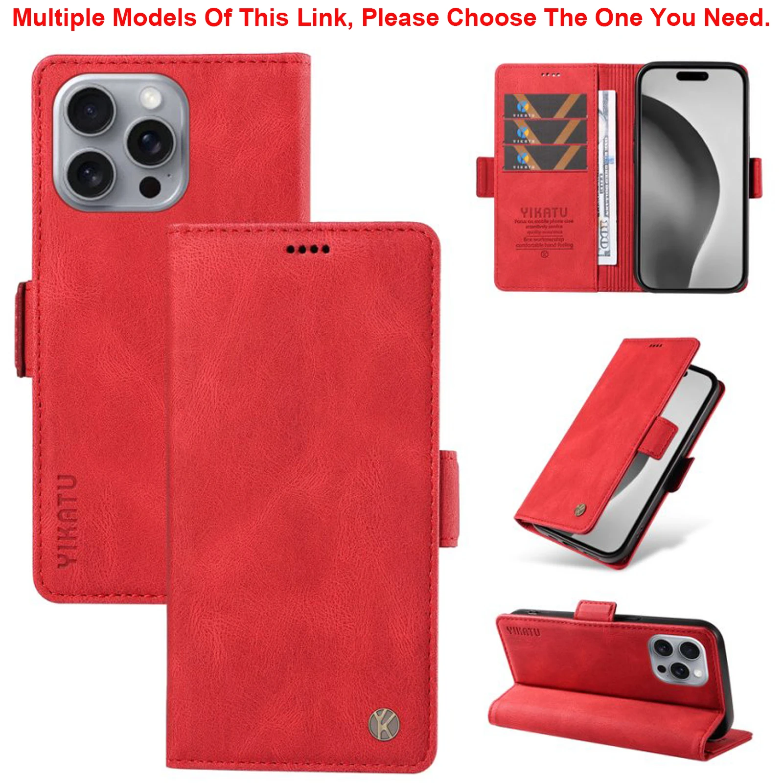Chic Multifunctional Wallet Phone Case with Stylish Design