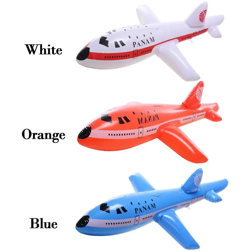 2Pcs Inflatable Airplane Float Airplane Ball with Inflatable Tube for Outdoor Swimming Outdoor Inflatable Toy Kids Birthday Gift 5