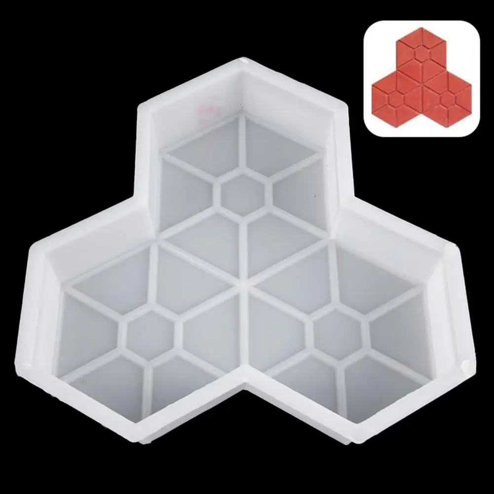 

Brick Mold Wear-resistant DIY Maple Leaf Shape Easy Clean Non-stick Concrete Mold for Courtyard