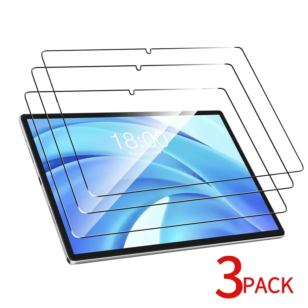 Teclast T60 T50HD P50 T50 Pro Plus Max용 3팩 화면 보호기 T50Max T50Plus T65Max 탭 보호기용 강화 유리 플림