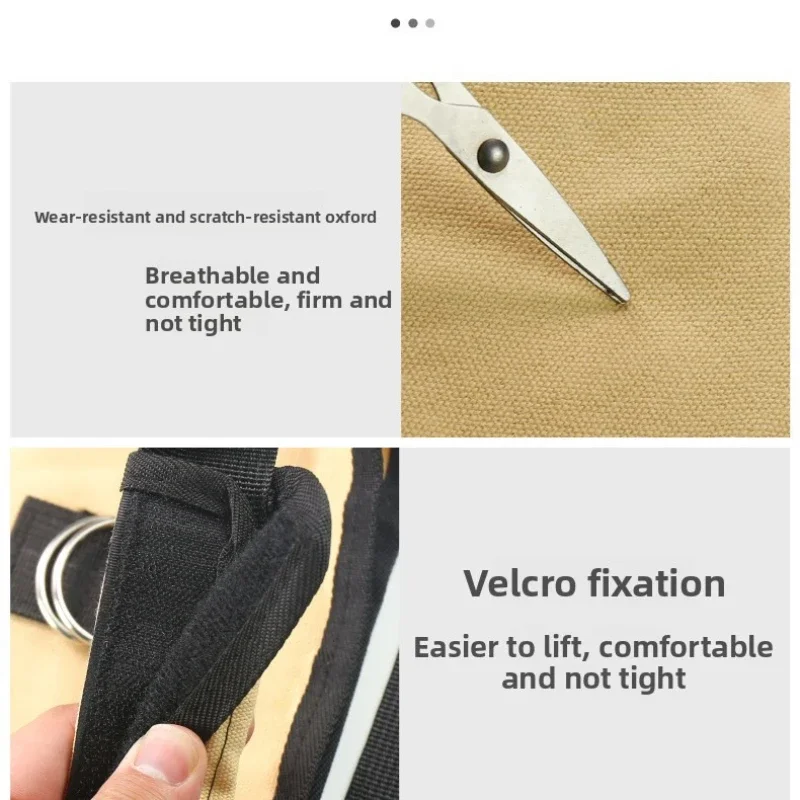 Outdoor Firewood Handbag Large-capacity Storage Bag Portable Outdoor Camping Oxford Cloth Logging Bag  Fire Wood Sling Carrier